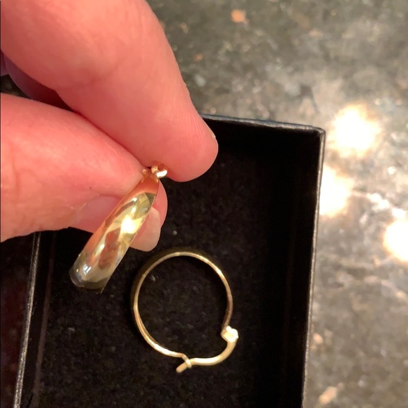 Jewelry Vintage 14k Gold Hoop Earrings Poshmark